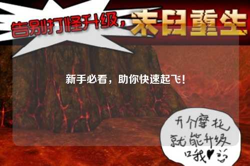 新手必看，助你快速起飛！