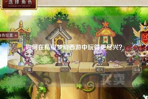 如何在私服夢幻西游中玩得更盡興？