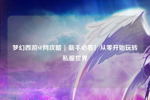 夢幻西游SF網(wǎng)攻略 | 新手必看！從零開始玩轉(zhuǎn)私服世界